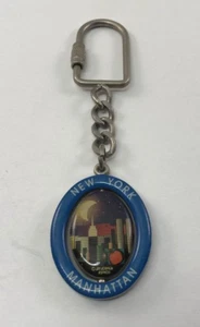 Vintage Jay Joshua MANHATTAN NEW YORK Key Chain / Key Fob - Picture 1 of 2