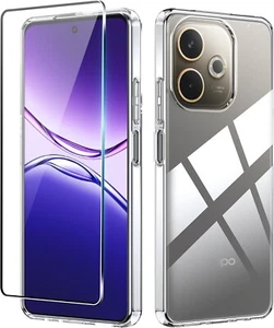 CUSTODIA SLIM BACK COVER CASE per OPPO A5 PRO + PELLICOLA VETRO TEMPERATO - Imagen 1 de 6
