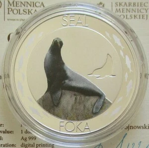 Niue 1 dólar 2015 Symbols of Nature Seal plata - Imagen 1 de 2