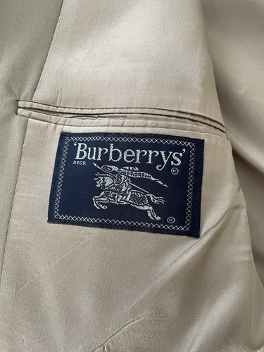 Giacca tuta uomo marrone blazer sportivo Burberrys vintage super 100s (con misure)