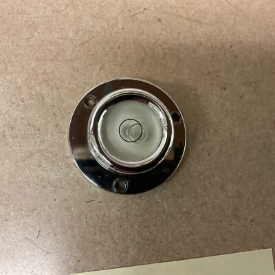 G&B Geier & Bluhm 1-3/4” ROUND BULLSEYE BUBBLE LEVEL CIRCULAR INDICATOR, NEW NOS