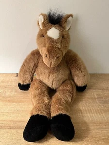 Build-A-Bear Workshop PONY FLOPPY MARRÓN 18" Peluche Caballo RETIRADO B23 - Imagen 1 de 6