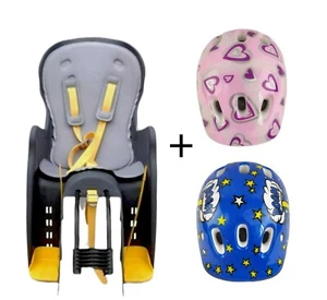 Fahrrad Rücksitz MAURER inklusive Schutzhelm zur Auswahl  - Bild 1 von 11