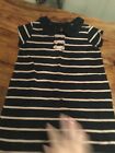 Black/camel Stripe Dress Age 8 From Next Very Cute And Warm 