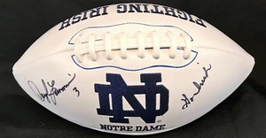 Daryle Lamonica Autographed Notre Dame Football With "Go Irish" Inscription - Picture 1 of 6