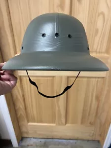 Pith Helmet - Adjustable- Grey - with Elastic Chin Strap - Picture 1 of 6