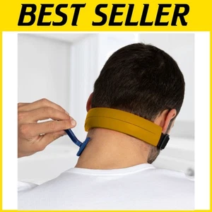 Non-Slip Silicone Haircut Guide with Adjustable Strap - Effortless DIY Shaving - Picture 1 of 8
