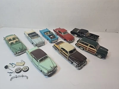 EDICIONES Lote De 8 Modelos Franklin Mint Precisión De 1987 Escala 1:43 *PIEZAS Y PIEZAS* Foto 1 de 4