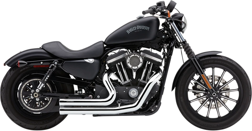 Cobra - 6705 - 909 Speedster Short Exhaust System - Chrome - Forty-Eight XLX  Se - Image 1 of 1