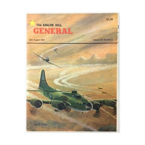 Avalon Hil General Mag  Vol. 18, #2 "SL Scenario, Air Force, Afrika Korp Mag VG - Picture 1 of 1