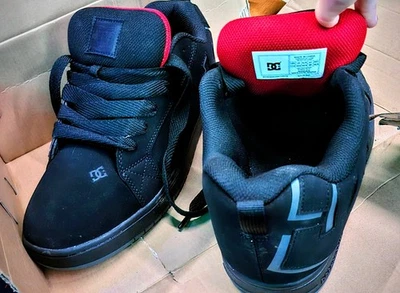 Brand New Never Worn-DC Court Graffik Size 11. Men's  Black With Red Inside. - Image 1 of 4