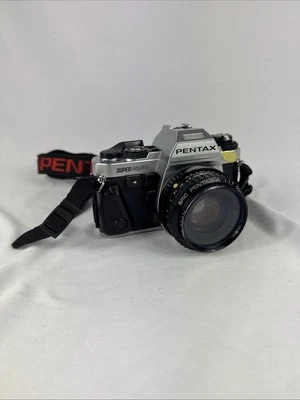Pentax Super Program SLR 35mm Camera w SMC-A 50mm f/1.7 Lens + Accessories - Image 1 of 4