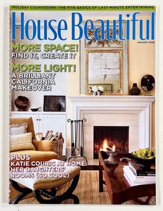 2006 Jan HOUSE BEAUTIFUL FIND MORE SPACE California Makeover KATIE COURIC more - Picture 1 of 7