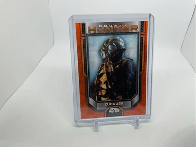 2021 Topps Star Wars Zuckuss Bounty Hunter Patch Orange Card #PBH-Z /250 - Image 1 of 2