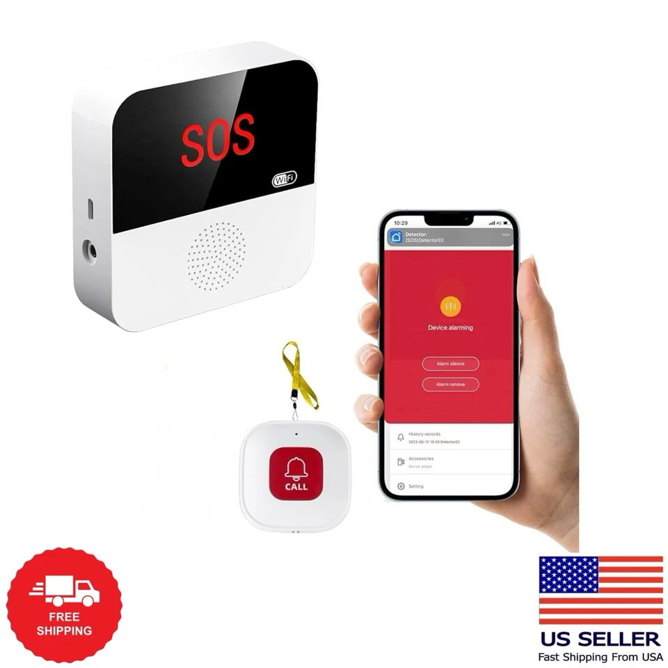 Sistema WiFi Buscador de Cuidadores Sistemas de Alerta de Vida para Personas Mayores Sin Cuota Mensual con  Foto 1 de 4