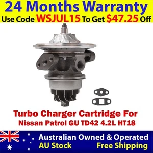 Upgrade Billet Turbo Cartridge CHRA Core For Nissan Patrol GU TD42 4.2L HT18 - Picture 1 of 15