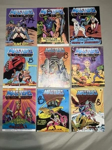 Vintage He Man Masters of the Universe Konvolut 9 Mini Comics Figur Comic Buch - Bild 1 von 2
