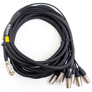 JUMPERZ JDB25-XLRM ZipLine 8-Channel DB25 to XLR Male Audio Snake – 25ft - Picture 1 of 5