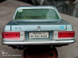VINTAGE MERCEDES 450 SE LARGE TOY CAR ''MISTER P'' GREECE 40cm EU 846 FOR PARTS - Picture 1 of 12
