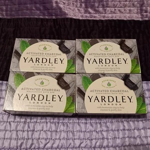 Yardley sapone da bar a carbone attivo Lardley London bar 4,25 once confezione da 4 - Foto 1 di 1