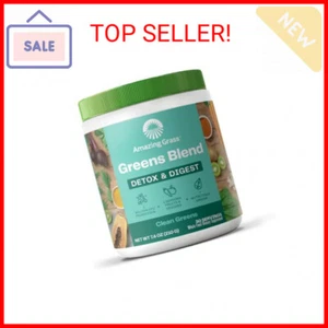 Amazing Grass Greens Superfood Detox & Digest: Greens Powder with Digestive Enzy - Picture 1 of 2