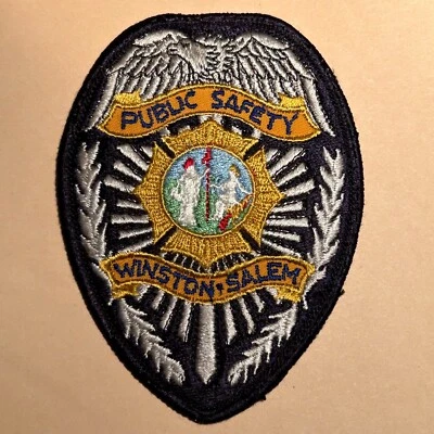 Parche vintage de seguridad pública de WINSTON SALEM NORTH CAROLINA Foto 1 de 2