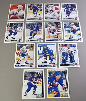 1992-93 Upper Deck NHL Hockey New York Islanders Trading Cards - Your Choice - Image 1 of 3