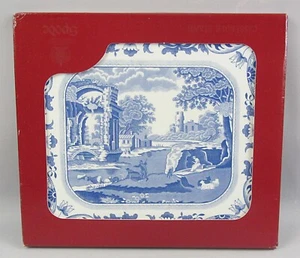 Spode Blue Italian Casserole Stand 8.5" x 7.5" Cork Backed NEW Other - Picture 1 of 7