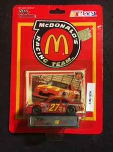 RACING CHAMPIONS MCDONALD'S HUT STRICKLIN #27 FORD THUNDERBIRD RED 1/64 DIE CAST - Picture 1 of 3