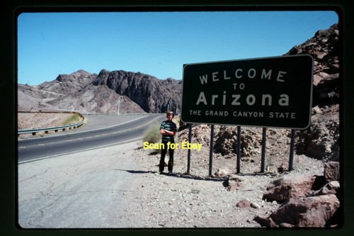 Arizona Highway Road Sign in 1975, Kodachrome Slide aa 7-9a | eBay
