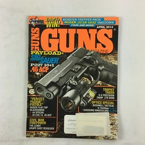 April 2014 Guns Magazine Sig Sauer P227 .45 ACP Ruger .22 LR 10/22 .45 Colt/ACP - Imagen 1 de 4