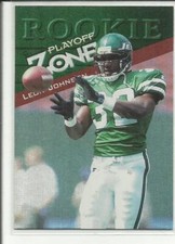 1997 Playoff Zone Rookie #143 Leon Johnson New York Jets