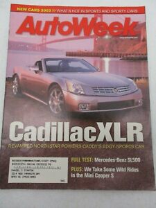 AUTO WEEK MAGAZINE SEPTEMBER 23, 2002 CADILLAC XLR VOLKSWAGEN PASSAT W8 CAR AUTO