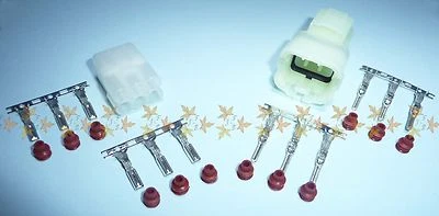 HM 6 way connector MALE & FEMALE set with pins, sockets & seals, Sumitomo SEALED - Image 1 of 4