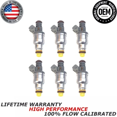 x6 GENUINE OEM DENSO Fuel Injector for 1998 1999 2000 2001 Mazda B3000 3.0L V6 - Image 1 of 4