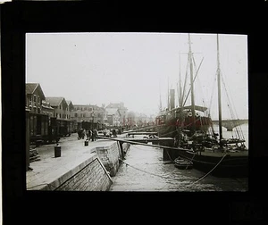Bayonne Station Maritime Plate Projection for Lantern Magic - Picture 1 of 1