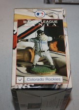 1994 Flambro Colorado Rockies Black African American Santa Christmas Ornament