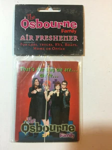 rare Licensed THE OSBOURNES AIR FRESHNER  2002 ozzy osbourne airfreshner  - Picture 1 of 2