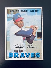 1967 Topps Baseball Felipe Alou Atlanta Braves Card #530