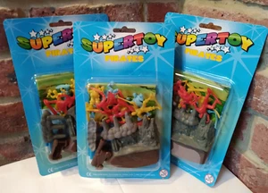 3 x Supertoy Plastic Pirate Figures & Accessories Plastic Play Cannons Boats etc - Picture 1 of 3