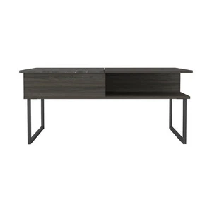 Armin Lift Top Coffee Table, One Shelf -Espresso / Onyx - Picture 1 of 5