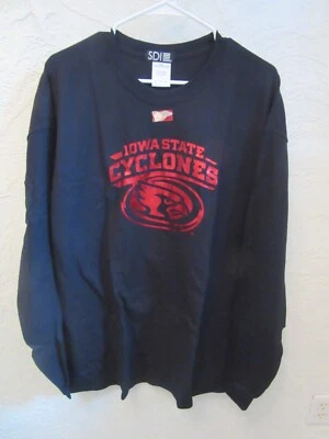 Iowa State University Cyclones ISU Long Sleeved Men's XXL Black NEW - Image 1 of 2
