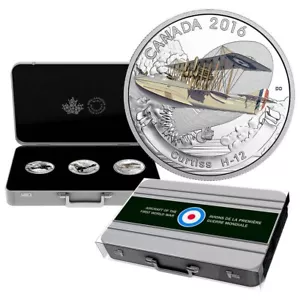 2016 $20 Aircraft of the First World War Series 3 Coin Silver Set - Picture 1 of 5