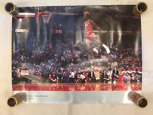 Michael  Jordan 1988 NBA MVP Slam Dunk Champion Nike poster 31.25x23.5