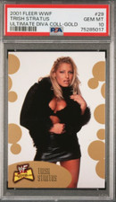 Trish Stratus 2001 Fleer WWF Ultimate Divas Collection #29 Gold PSA 10 Gem Mint