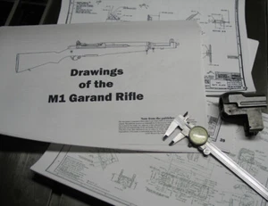 M1 Garand Measured Drawings, Blueprints, 75 pages! - Picture 1 of 3