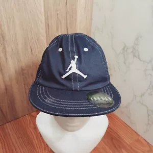 Air Jordan Hat Cap 8/20 Adjustable Blue Strap Back Jumpman 6 Panel Jumpman - Picture 1 of 11