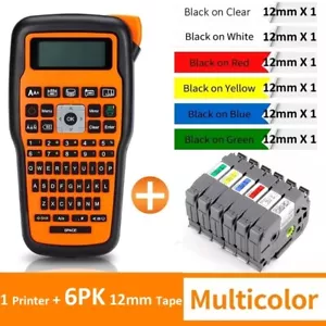 Brother P-Touch Industrial Label Maker Printer for TZe-231 12mm Label Tape lot - Picture 1 of 24