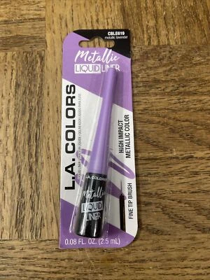 L.A. Colors Metallic Liquid Liner  Metallic Lavender-Brand New-SHIPS N 24 HOURS - Image 1 of 4