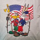 T-shirt vintage années 90 Looney Tunes taille L Americana Bugs Bunny